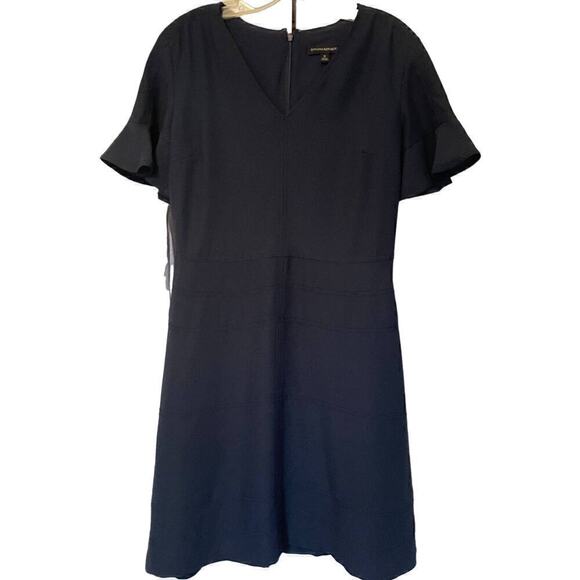 Banana Republic Dresses & Skirts - Banana Republic Women's Fit & Flare Classic Knee Length Navy Dress Size 6